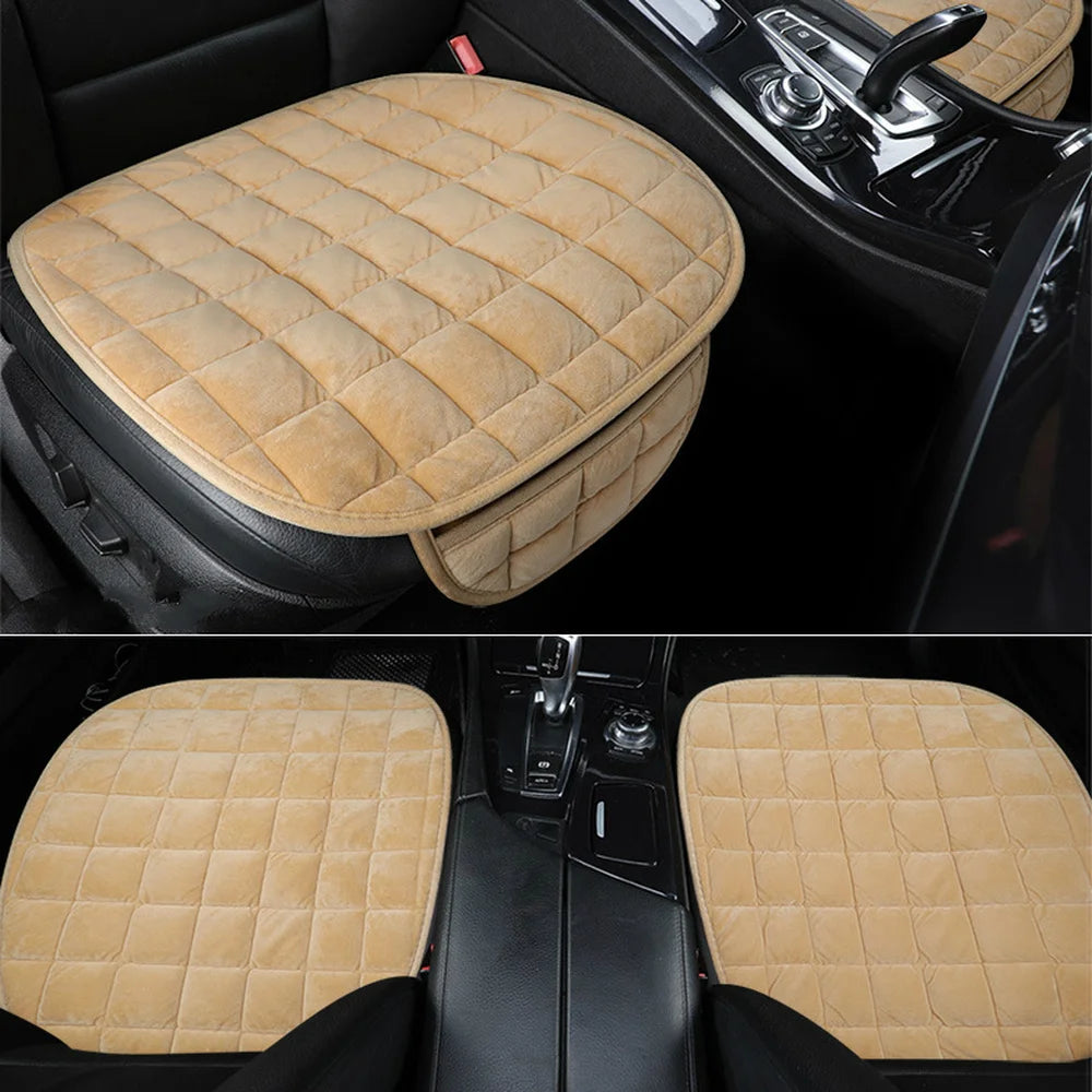 Winter Car Seat Cover Cushion Anti Slip Warm Breathable Front Seat Protector