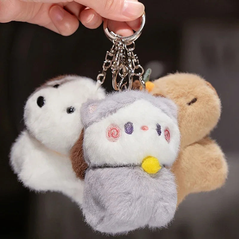Capybara Plush Keychain Kawaii Plush Pendant Bag Charm Gift