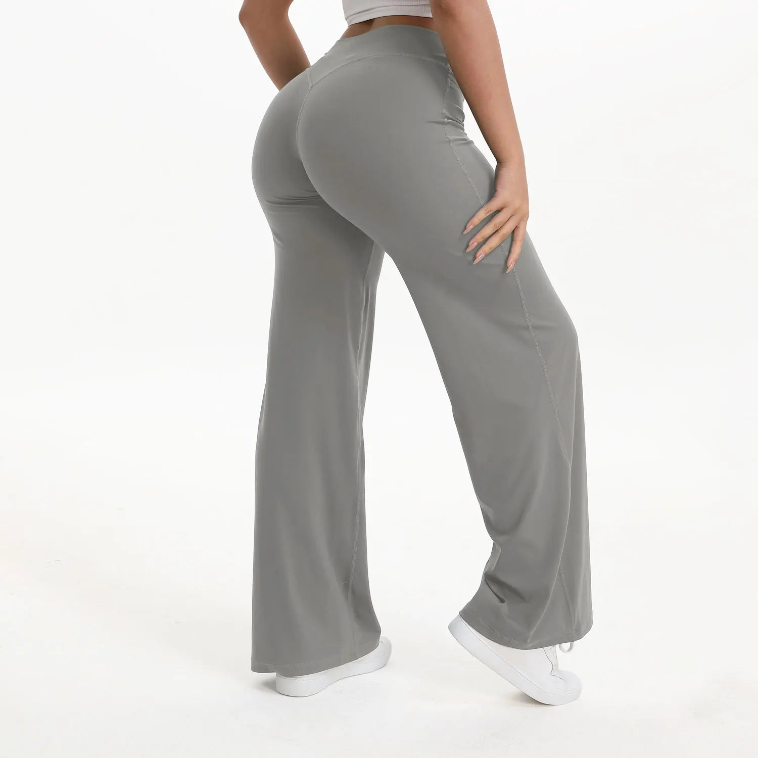 Flare Yoga Pants Women High Waist Bootcut Gym Leggings Fitness Trousers