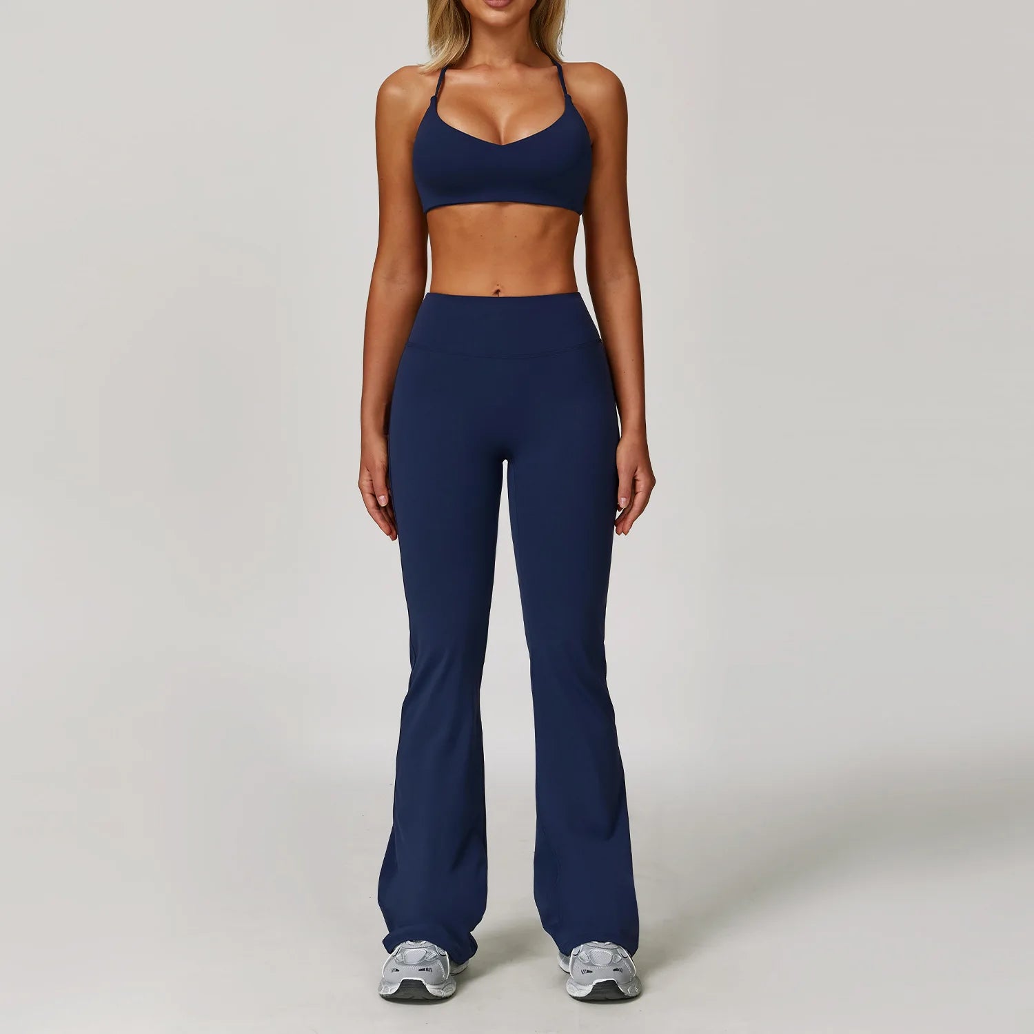 Women 2/3 Piece Yoga Set Gym Outfit Sports Bra Leggings Jacket Workout Fitness Set