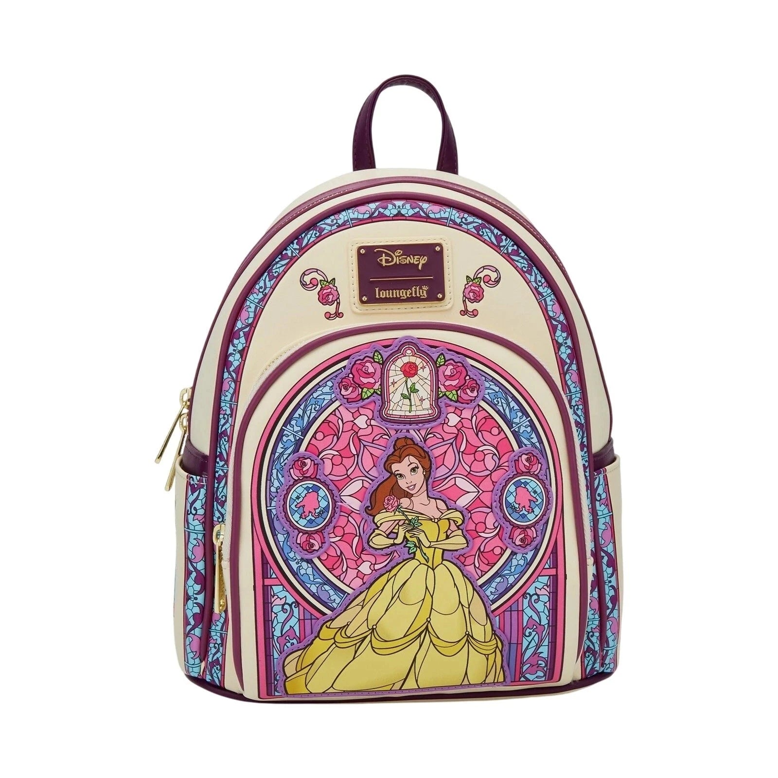 Disney Inside Out Sadness Cartoon Mini PU Leather Backpack Cute Girl Storage Bag