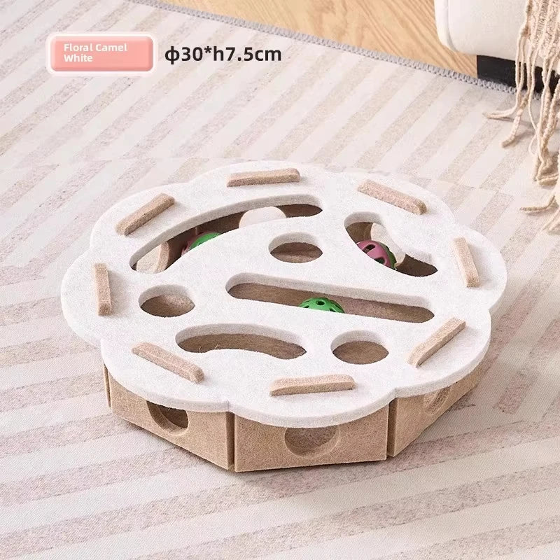 Cat Puzzle Toy Box – Interactive IQ Training Game for Indoor Cats