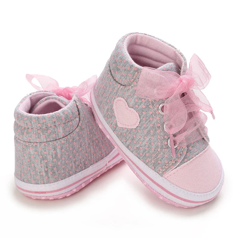 Baby Girl Pink Flat Shoes Soft Sole Lightweight Walking Shoes