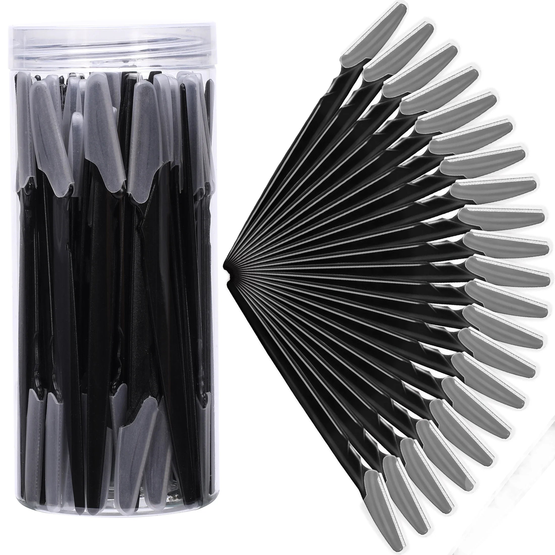 Eyebrow Razor Set Women Men Shaver Trimmer Hair Face Safe Protective Cover