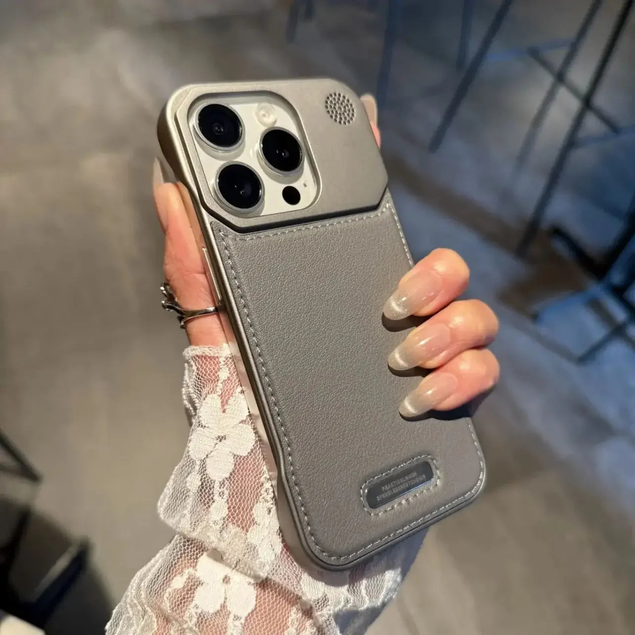 Aromatherapy Leather MagSafe Magnetic Frameless Armor iPhone Case