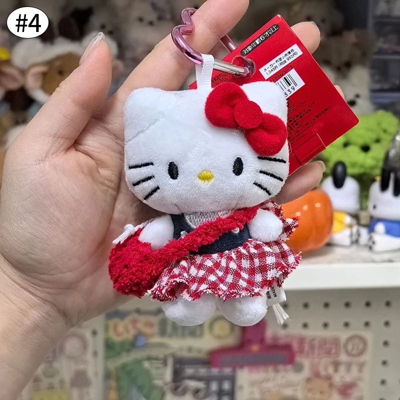 Cute Cat Plush Keychain Bag Charm for Girls