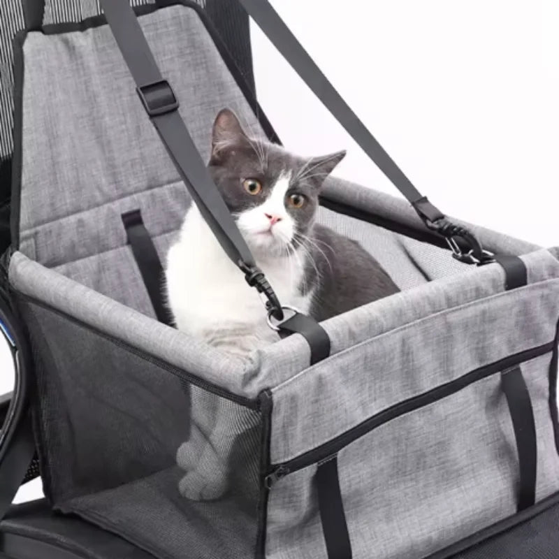 Dog Car Seat Cover Hammock Foldable Pet Travel Protector for Car