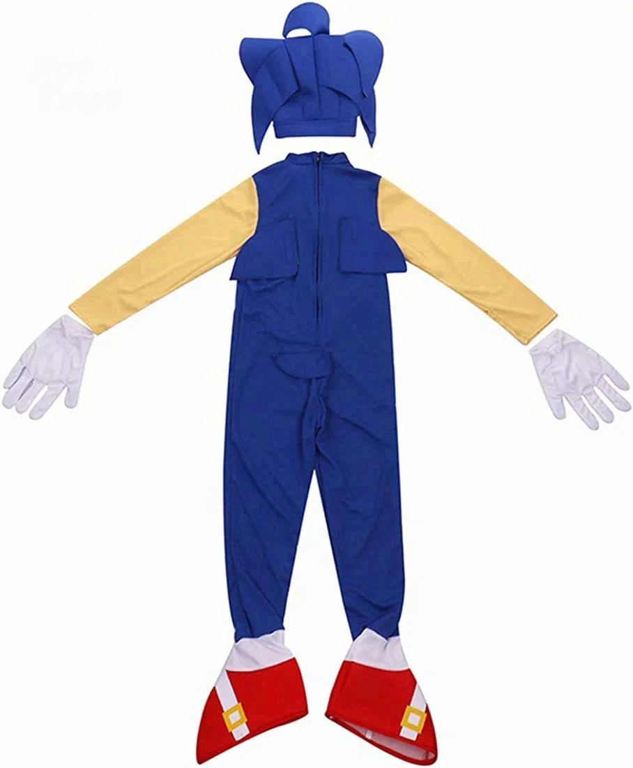 Kids Cartoon Hedgehog Cosplay Costume Halloween Zentai Bodysuit