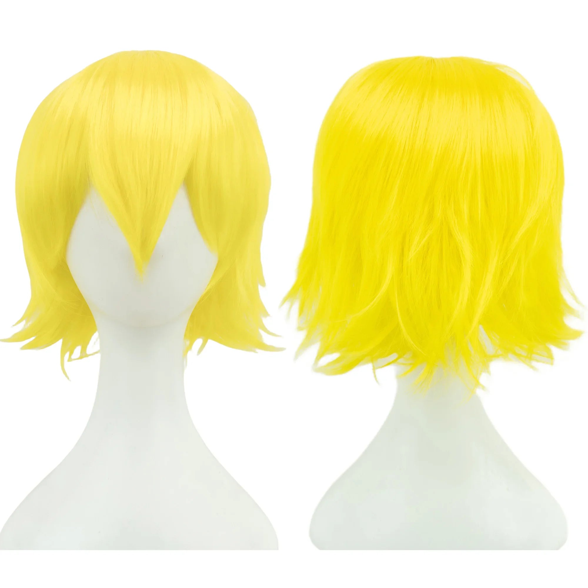 Colorful Cosplay Wig – Short Bob Hair with Bangs