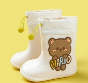 Kids Dinosaur Rain Boots Waterproof Non Slip Cartoon Rubber Shoes