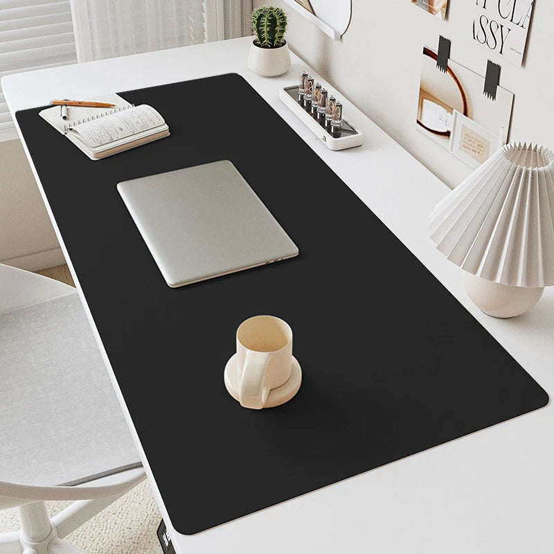 Leather Mouse Pad Desk Mat Waterproof Non Slip Gaming Keyboard Office Pad