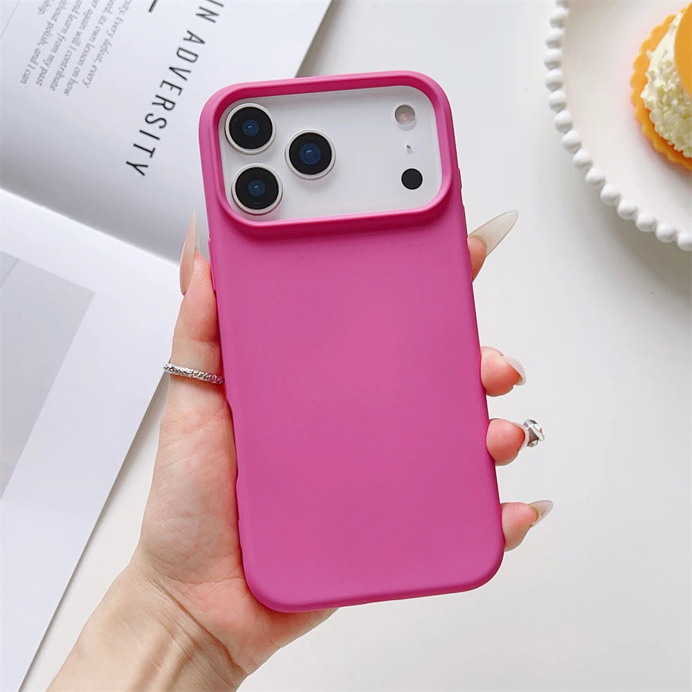 Matte Candy Color Liquid Silicone Shockproof iPhone Case