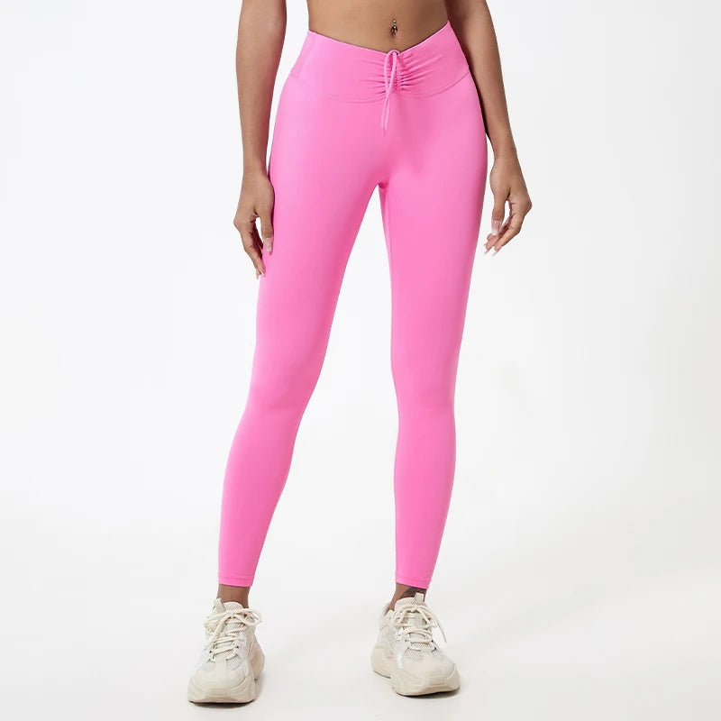 Women High Waist Push Up Yoga Leggings Summer Workout Pants
