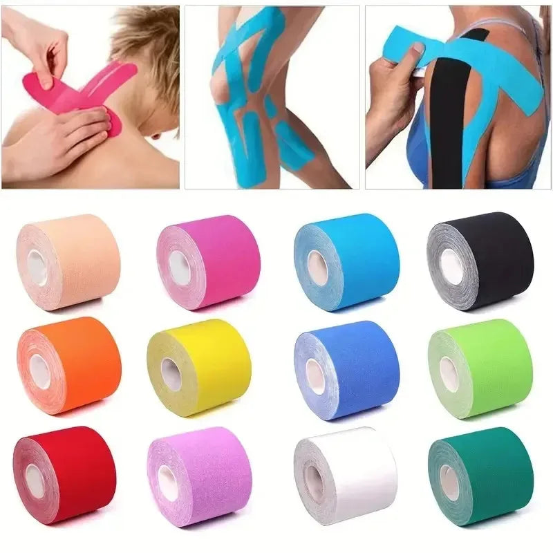 Sports Waterproof Kinesiology Tape Athletic Support Bandage Gym Tennis Tape