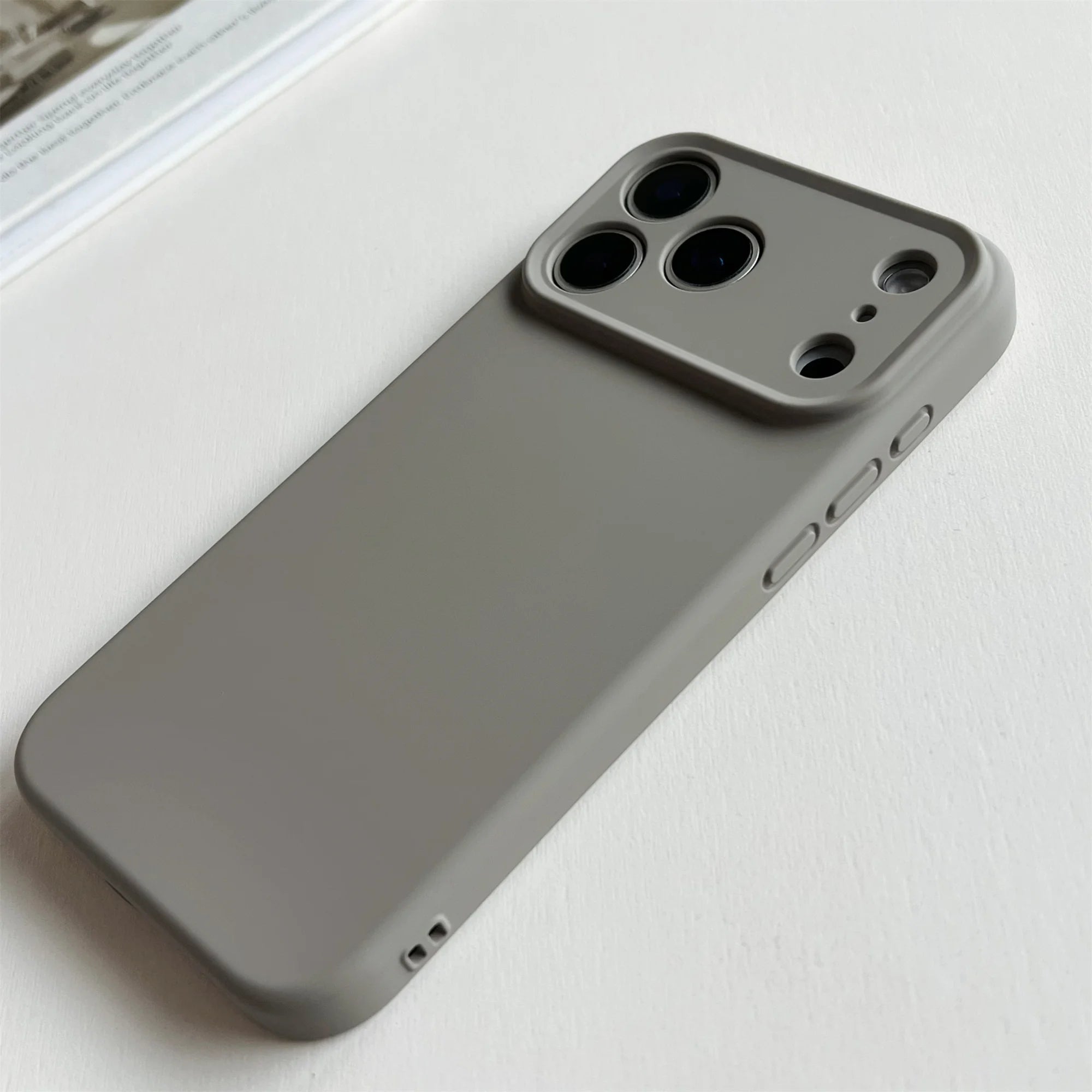 Liquid Silicone Shockproof TPU iPhone Case