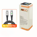 Power Bank 100W PD Fast Charging Portable External Battery for iPhone Laptop Samsung