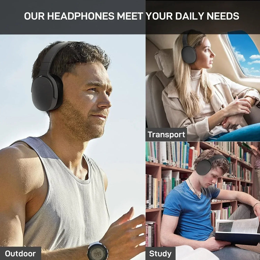 Wireless Bluetooth Over Ear Headphones with Mic