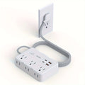 US Plug Power Strip with USB C Braided Extension Cord Smart Home Socket
