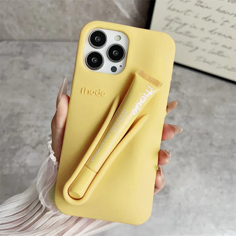 Lemontini Lip Gloss Silicone iPhone Case