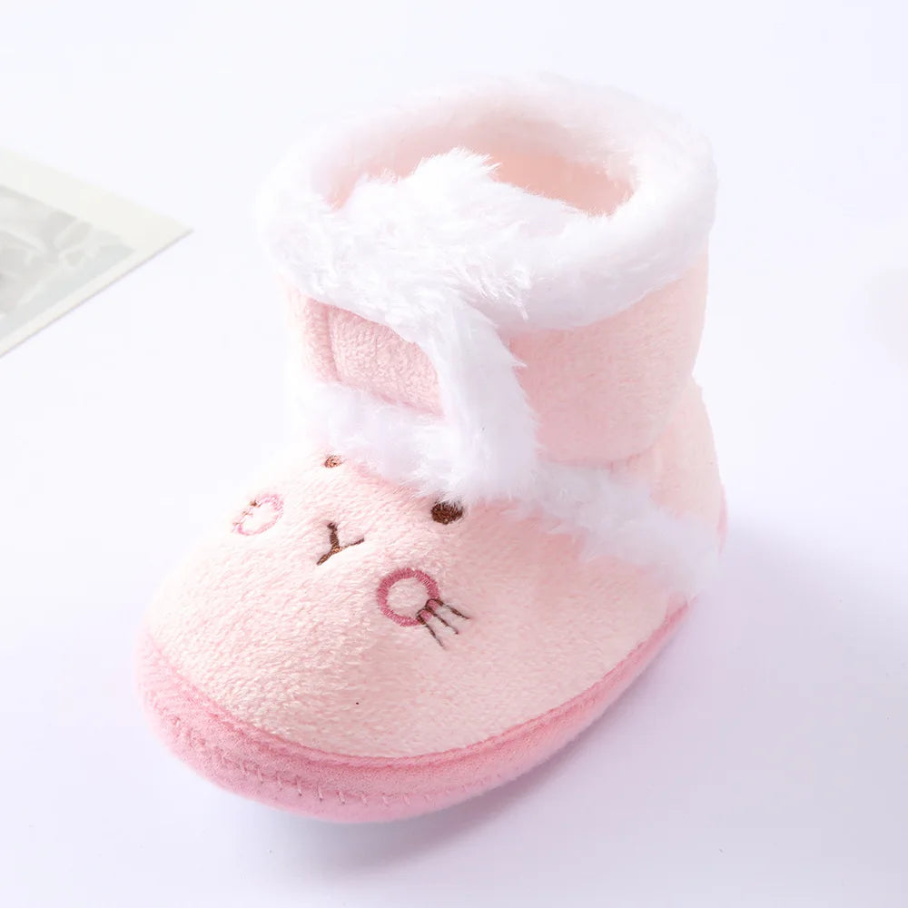 Baby Winter First Walker Shoes Warm Soft Sole 0 9 Months