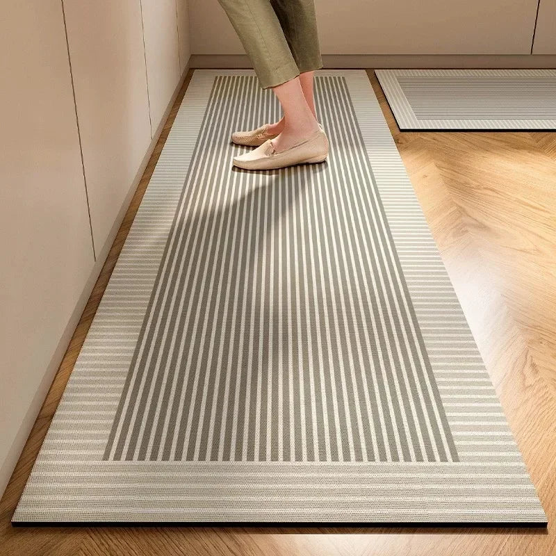 Diatomite Kitchen Floor Mat Anti Slip Super Absorbent Quick Dry Rug