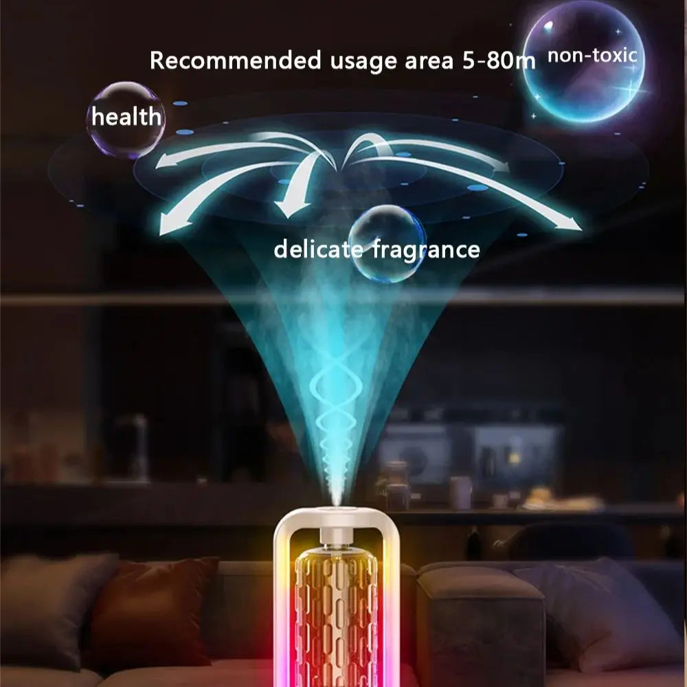 Wall Mounted Aroma Diffuser 50ml Essential Oil Air Freshener with Timer