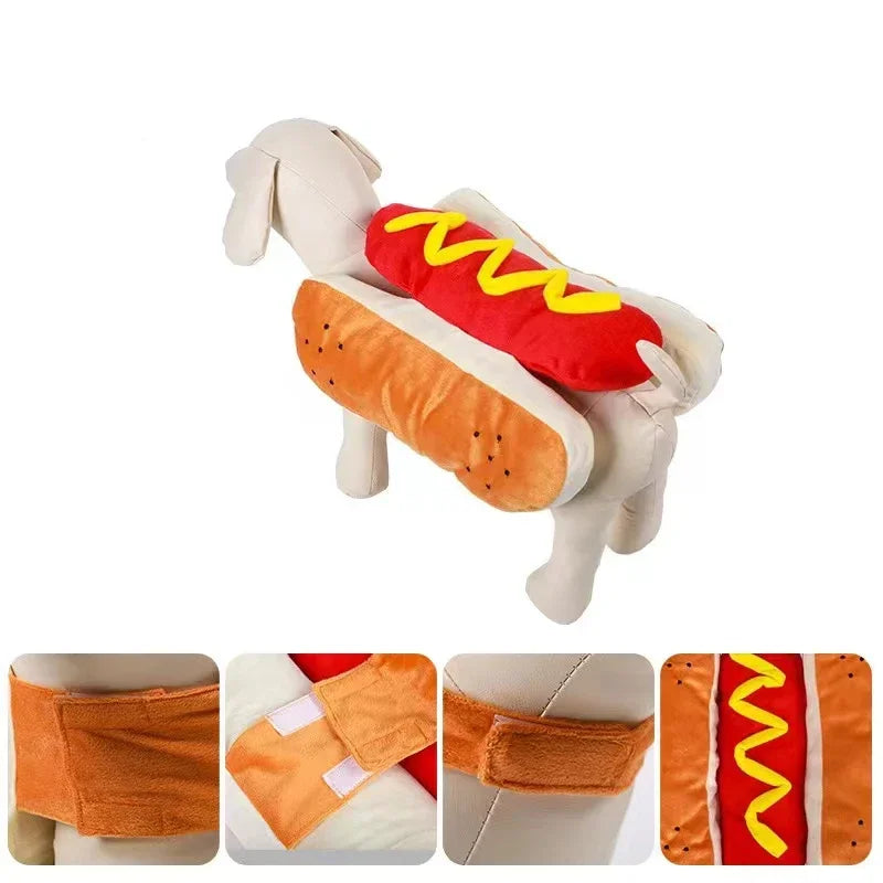 Funny Holiday Dog and Cat Costume Adjustable Dachshund Pet Outfit
