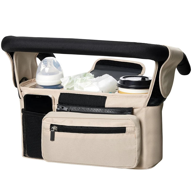 Baby Stroller Organizer Bag Large Capacity Hanging Diaper Bag