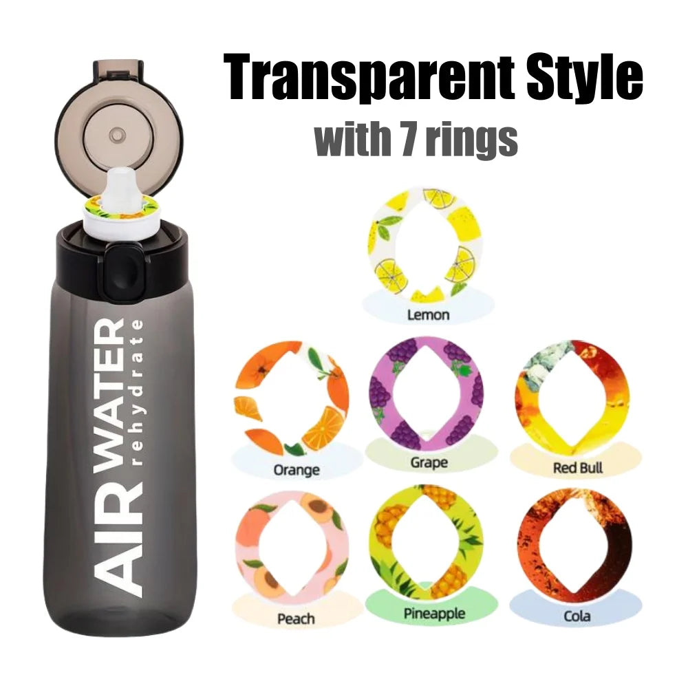 Air Water Bottle 750ml with Flavor Pods – 0 Sugar 0 Calories Leakproof Sports Bottle