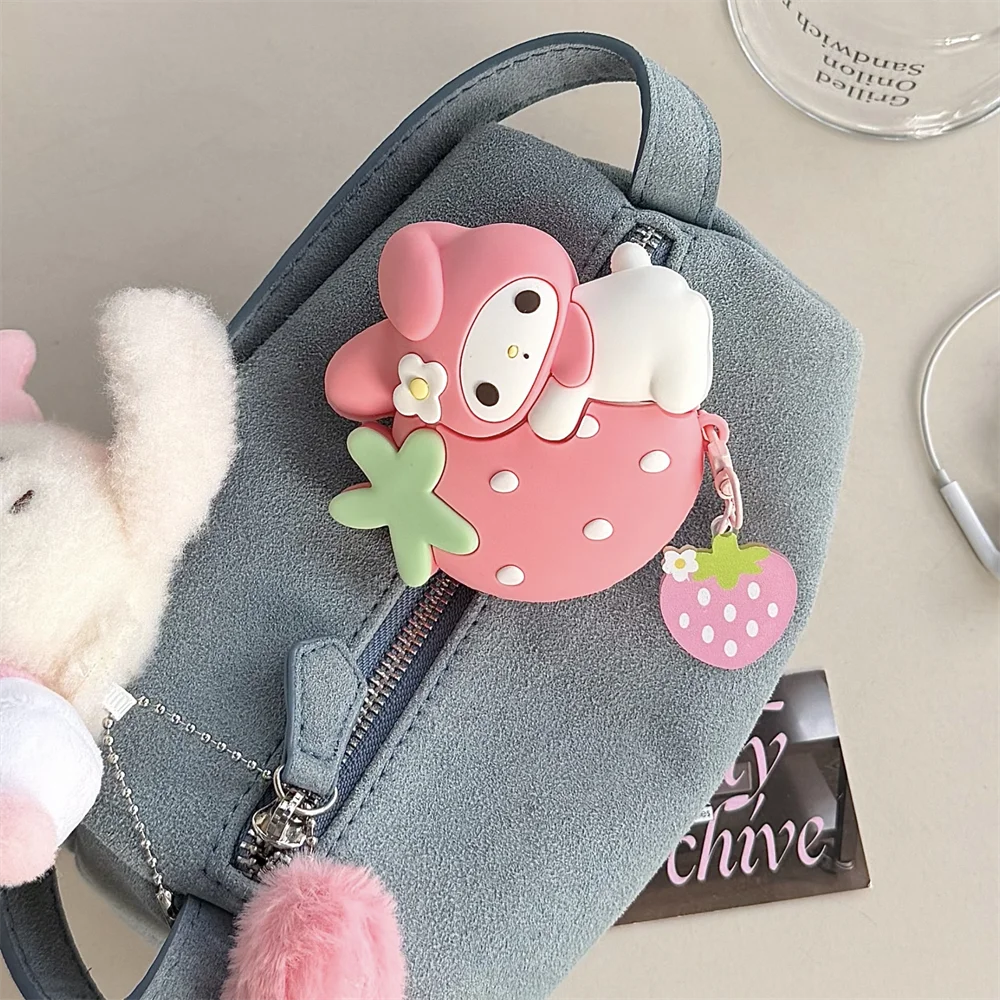 Cute Melody Strawberry AirPods Case Shockproof Cover