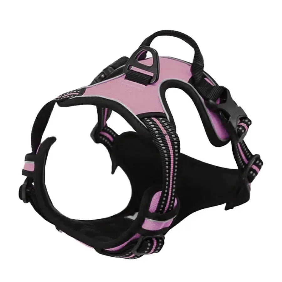 Reflective No-Pull Dog Harness – Adjustable Walking Harness with Control Handle