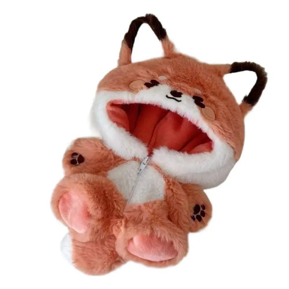 20cm Cotton Doll Animal Onesie Outfit Fox Bunny Costume Clothes