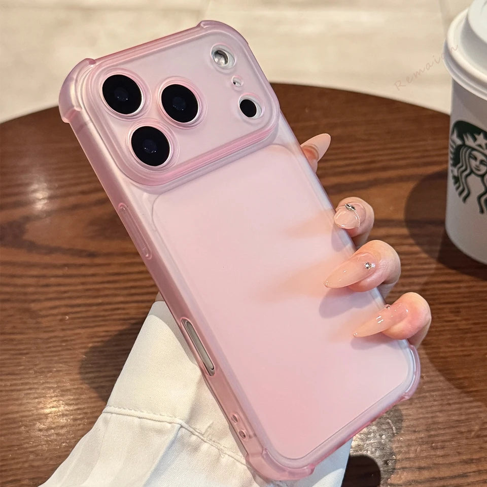 Cute Matte Clear iPhone Case