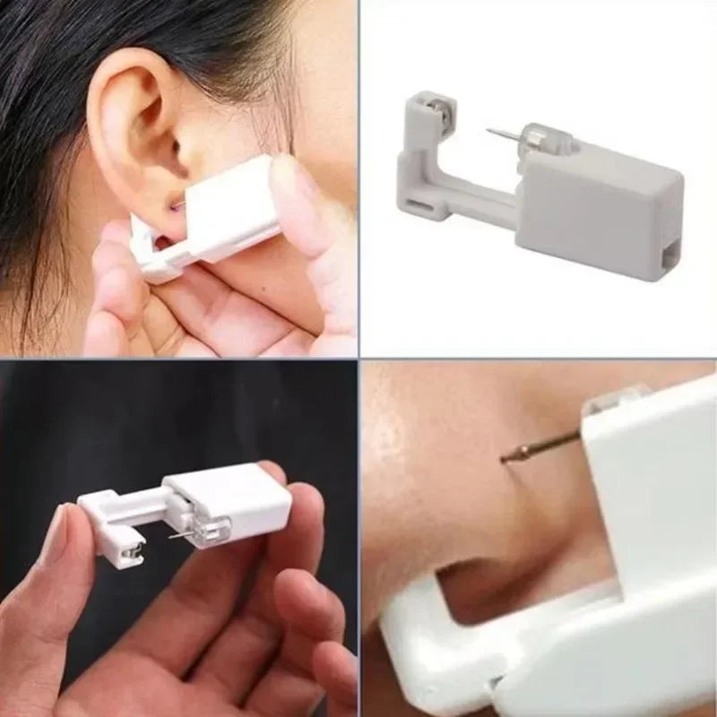 Disposable Ear Piercing Kit – Safe & Easy Ear Piercing Gun Set (5pcs)