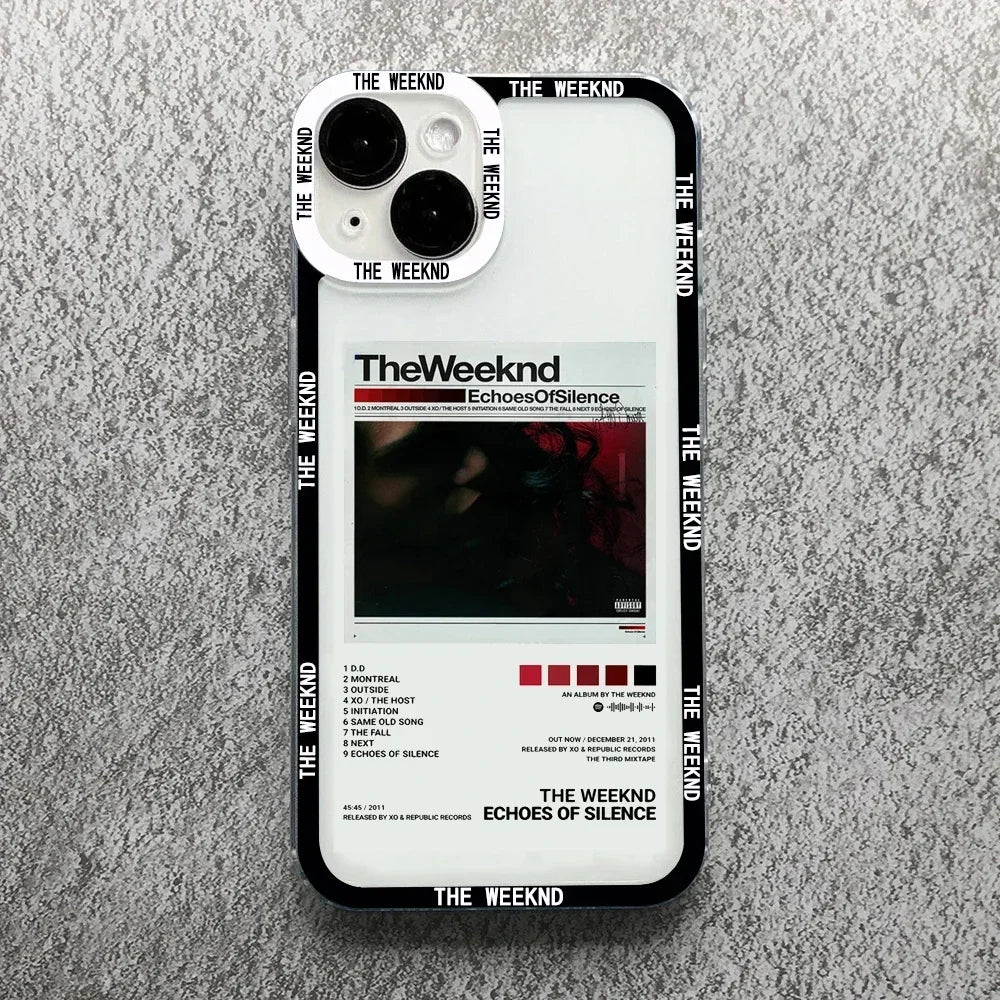 The Weeknd Minimalist Poster Shockproof iPhone Case
