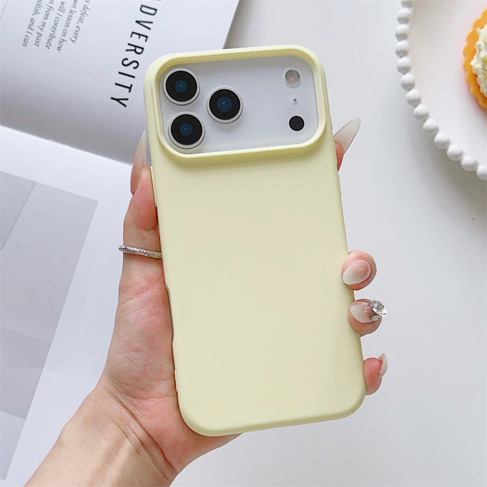 Matte Candy Color Liquid Silicone Shockproof iPhone Case