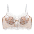 Women Lace Strappy Bralette Backless Retro Vest Bra Sexy Lingerie