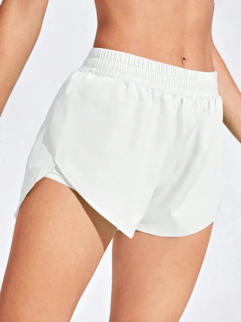 Women Yoga Shorts Elastic Fitness Running Gym Sport Shorts Workout Leggings