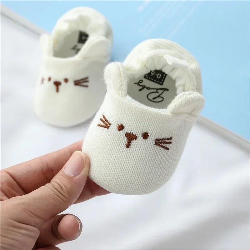 Baby Animal Ear Crib Shoes Soft Sole 0 18 Months