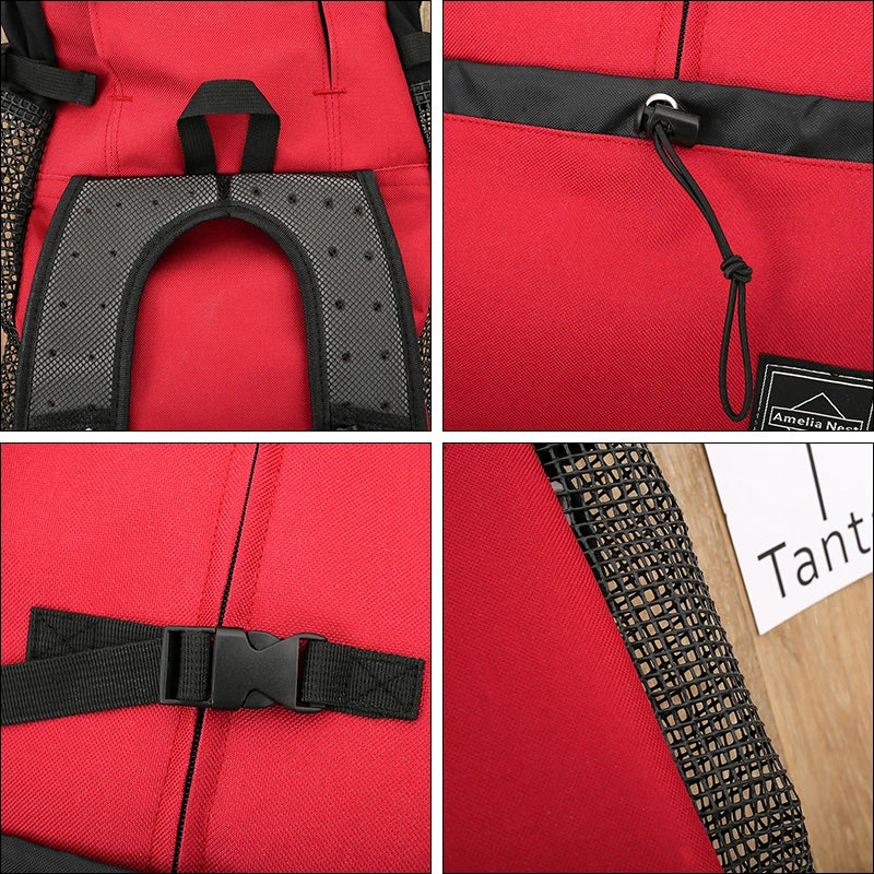 Breathable Dog Carrier Backpack Strong Nylon Pet Travel Backpack