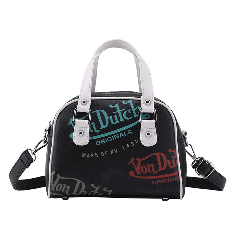 Women Large Capacity Crossbody Shoulder Bag Retro Handbag
