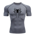 Men Compression Short Sleeve Quick Dry Gym Running Fitness T Shirt