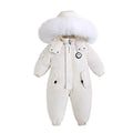 Kids Winter Ski Suit Waterproof Velvet Snowsuit for Boys Girls