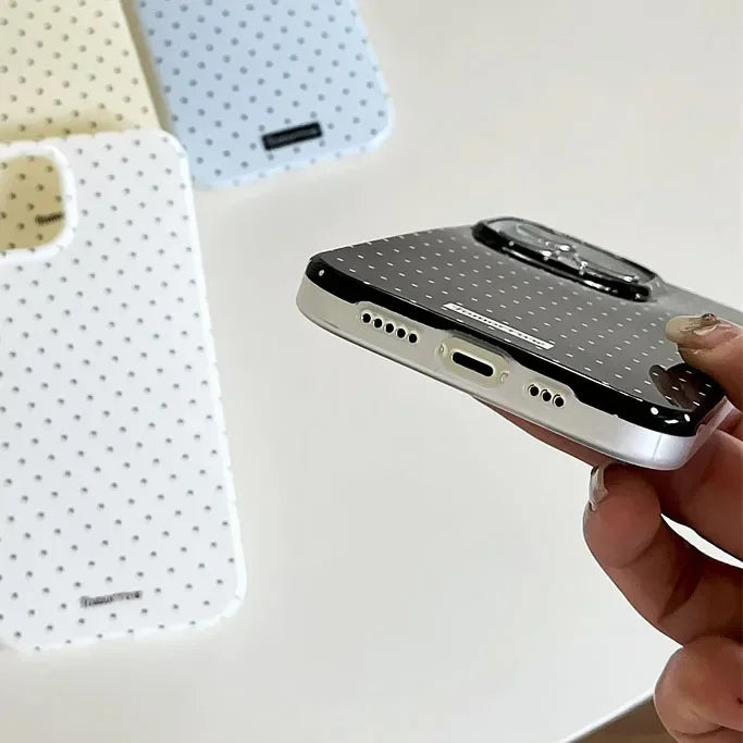 Polka Dot Small Fresh Mobile iPhone Case