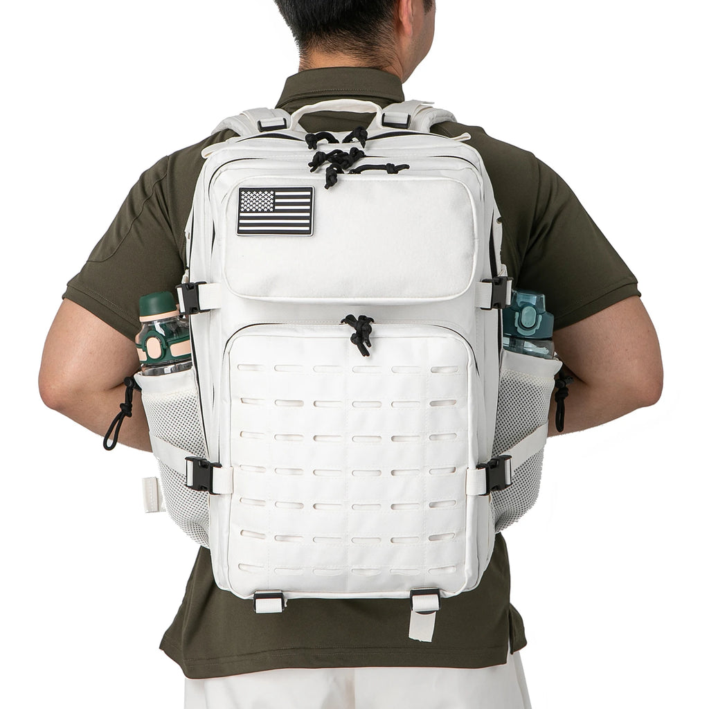 Tactical Backpack 25L 45L Outdoor Survival Hiking Rucksack with Bottle Holder