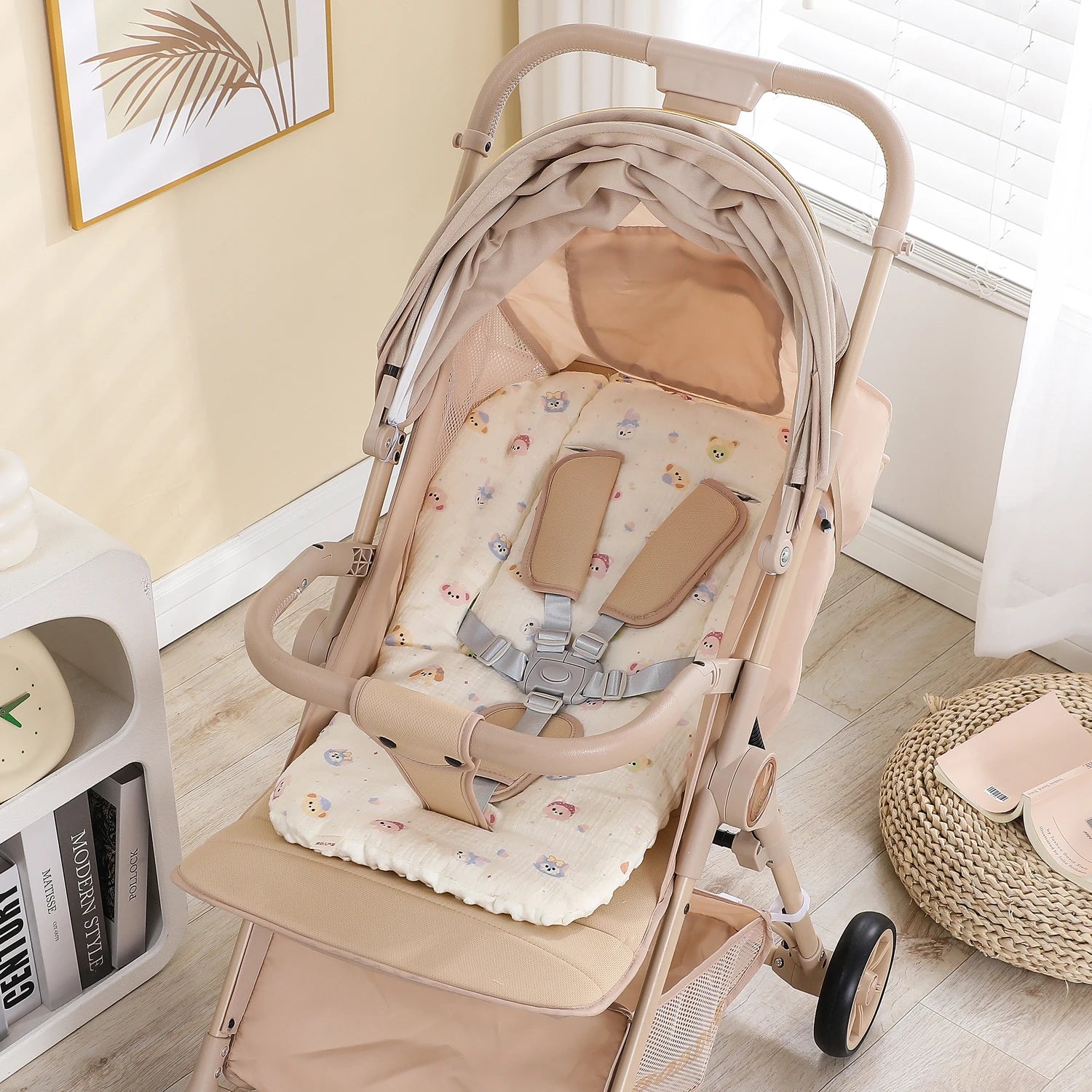 Baby Stroller Seat Cushion Soft Mattress for Pushchair Car Seat