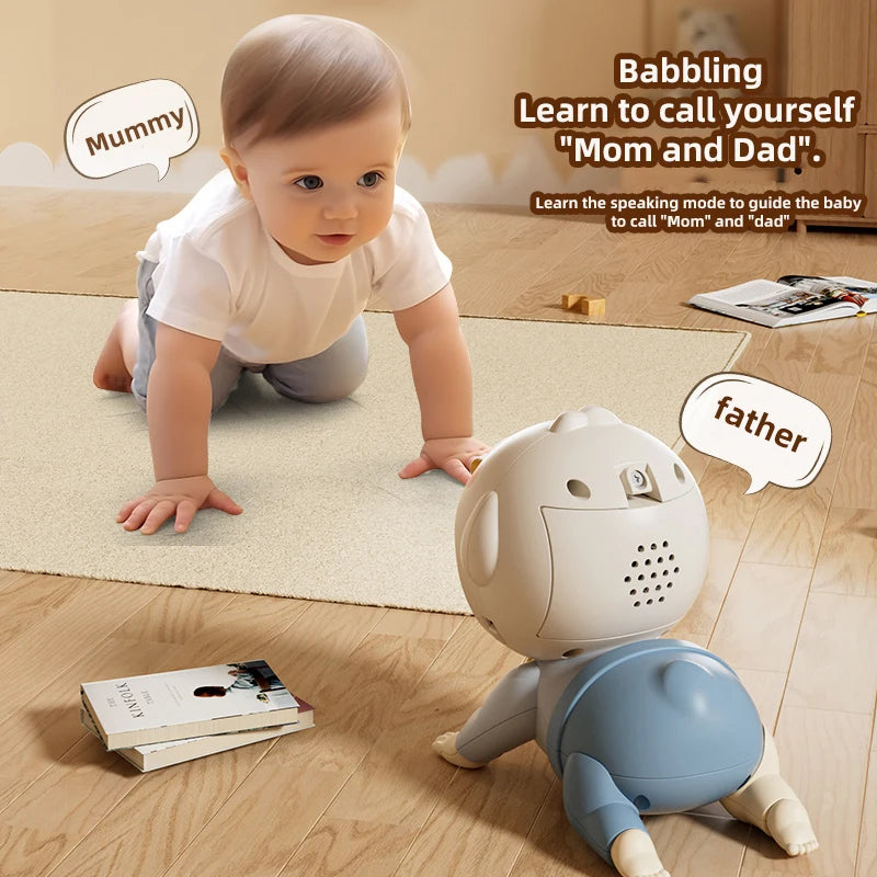 Musical Crawling Baby Toy for Tummy Time 0 1 Years