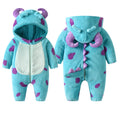 Baby Fleece Animal Hooded Winter Romper Warm Snowsuit
