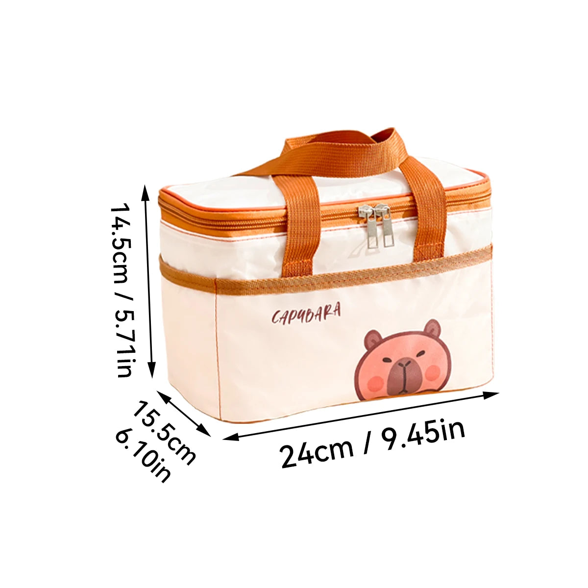 Thermal Lunch Box Bag Insulated Large Capacity Waterproof Picnic Cooler Bag