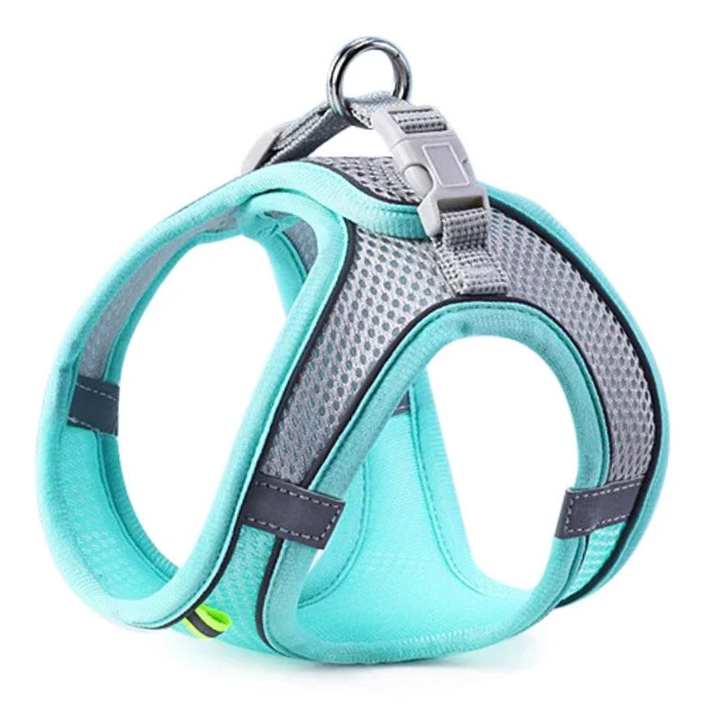 Breathable Dog Harness – Reflective Adjustable Vest Harness for Walking